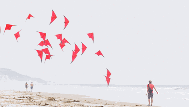 A Mesmerizing Time Collapse Video Of Kite Flying Co Design Business Design
