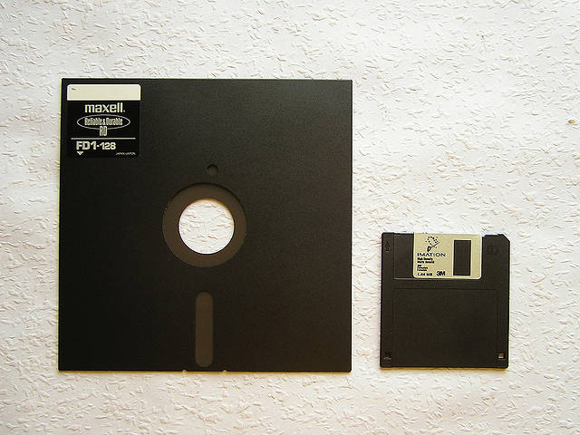 what format is a floppy disk